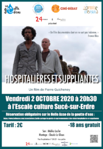 Affiche du ciné débat. Toutes les informations sont présentes dans le contenu.